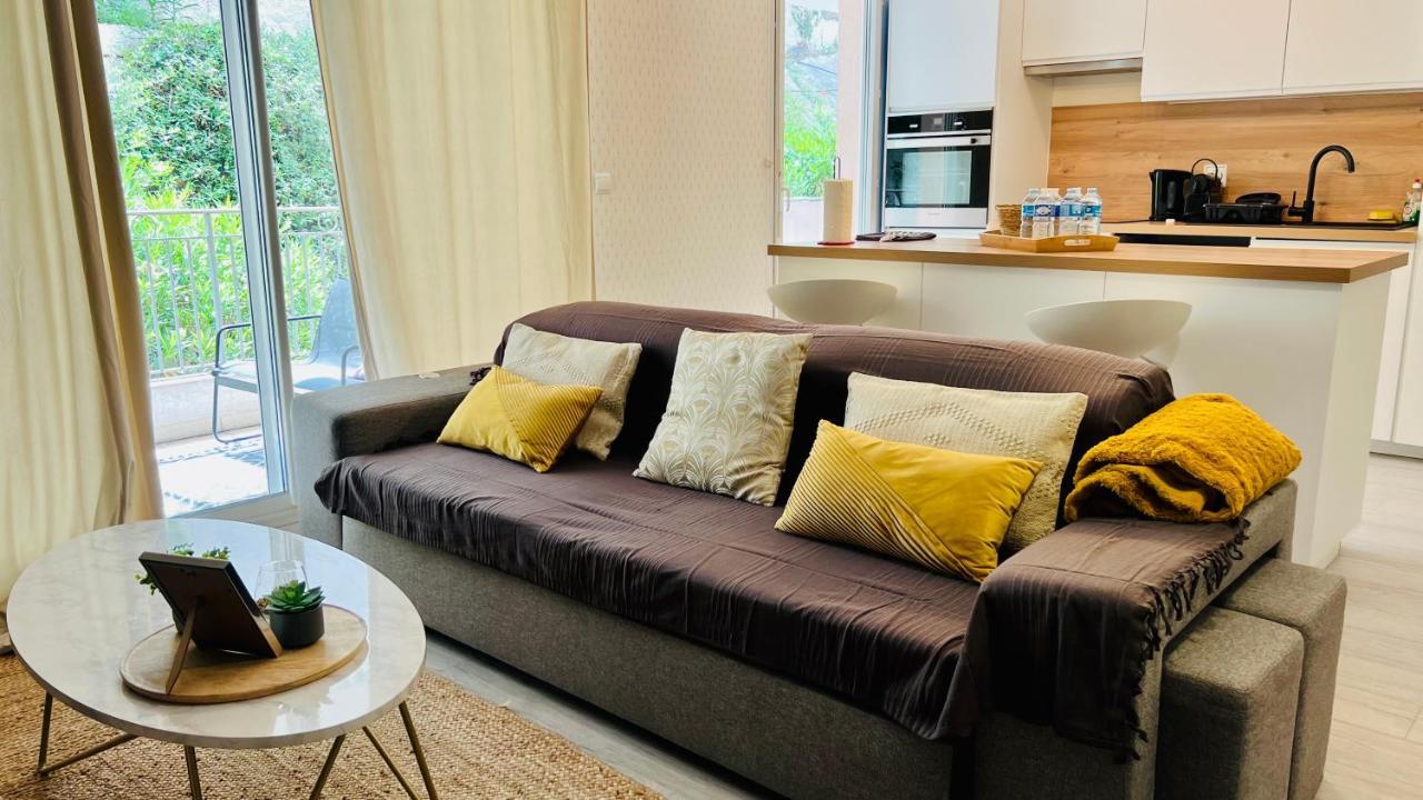 La Villa Ondine - Spacieux Appartement Sur Les Collines Nicoises - Piscine - 2 Parkings - Clim - Wifi Ница Екстериор снимка